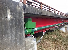 北白川水管橋塗装修繕工事